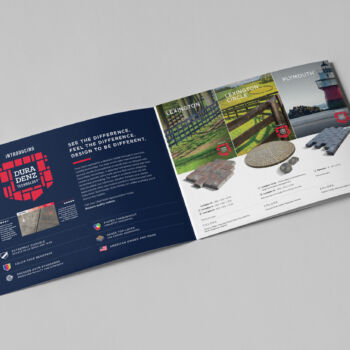 Oberfields Americana Collection brochure inside spread