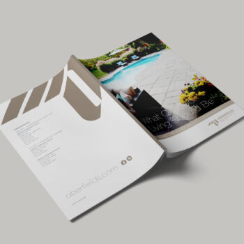 Oberfields Catalog showing front and back covers