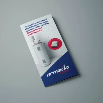 Armada Power trifold brochure front cover