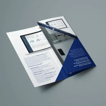 Another view of the Armada Power trifold brochure