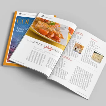 Magazine spread of Ohio Living magazine