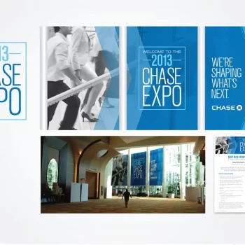 2013 JP Morgan Chase Bank Expo signage